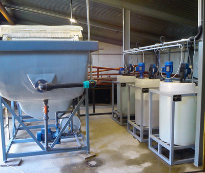 Очистные сооружения производственных сточных вод цеха переработки молока ИП «Филатова В.В.»
